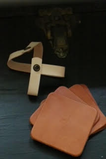 The Classic Leather Coaster Set — view 2